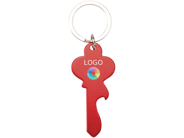 Llavero abridor llave en aluminio personalizado Llavero abridor llave en aluminio personalizado