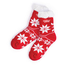 Par de calcetines antideslizantes con motivos navidenos personalizado
