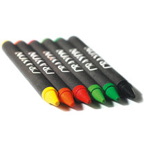 Juego de 6 lapices de cera de colores personalizado multicolor Juego de 6 lapices de cera de colores personalizado multicolor