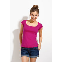 Camiseta cuello abierto de mujer melrose sols 150 personalizada Camiseta cuello abierto de mujer melrose sols 150 personalizada