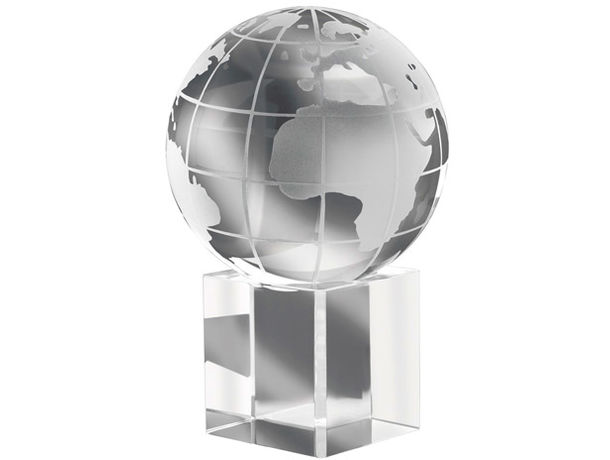 Pisapapeles mundi cristal personalizado Pisapapeles mundi cristal personalizado