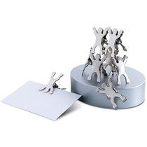 Juego clips magneticos personalizado plata mate Juego clips magneticos personalizado plata mate