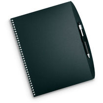 Bloc de notas a4 y boligrafo personalizado negro Bloc de notas a4 y boligrafo personalizado negro