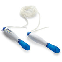 Cuerda para saltar cuenta saltos y calorias personalizada azul Cuerda para saltar cuenta saltos y calorias personalizada azul