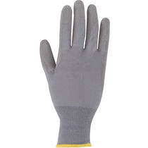 Guantes de nailon con recubrimiento de pu velilla personalizado