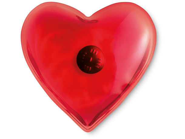 Calienta manos corazon personalizada rojo Calienta manos corazon personalizada rojo