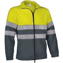 Forro polar reflectante airport barato amarillo fluor gris carbon Forro polar reflectante airport barato amarillo fluor gris carbon