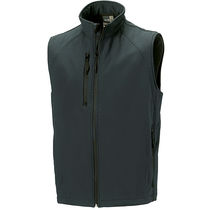 Chaleco de soft shell unisex russell barato titanio Chaleco de soft shell unisex russell barato titanio