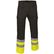 Pantalon reflectante poliester y algodon train grabado amarillo fluor negro