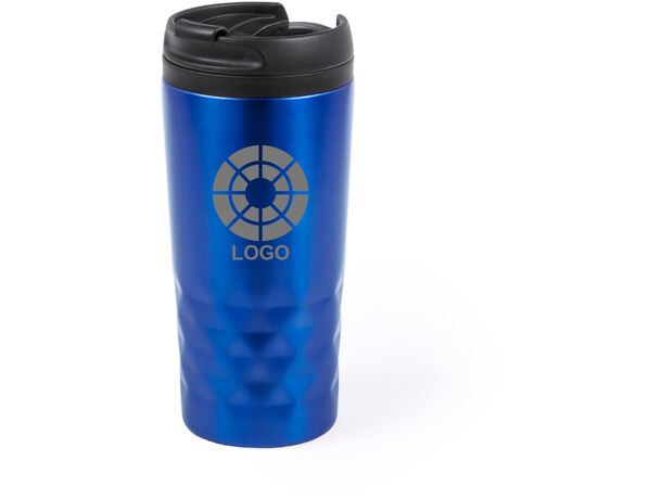 Vaso termo personalizado de acero inox. de colores con dosificador (310 ml)