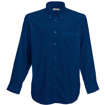 Camisa de hombre oxford la fruit of the loom 135 personalizada azul marino Camisa de hombre oxford la fruit of the loom 135 personalizada azul marino