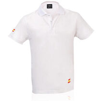 Polo tecnico de espana tecnic bandera 145 personalizado blanco Polo tecnico de espana tecnic bandera 145 personalizado blanco