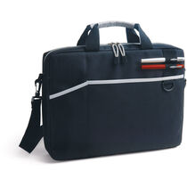 Maletin para portatil contraste en gris personalizado Maletin para portatil contraste en gris personalizado