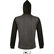 Sudadera con capucha gama alta silver sols 280 grabada gris antracita negro