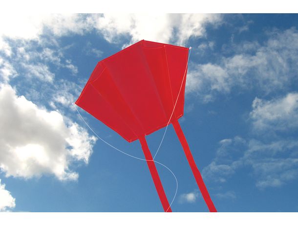 Cometa infantil con funda barata rojo Cometa infantil con funda barata rojo