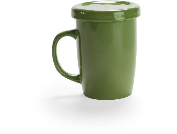 Taza de ceramica con tapa para te o infusiones personalizada Taza de ceramica con tapa para te o infusiones personalizada