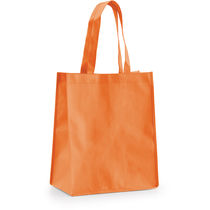Bolsa en non woven ancha personalizada naranja Bolsa en non woven ancha personalizada naranja