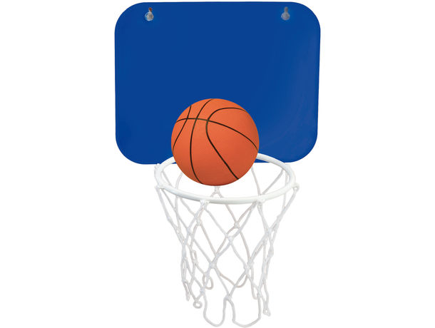 Canasta con ventosas y pelota juego personalizada azul Canasta con ventosas y pelota juego personalizada azul