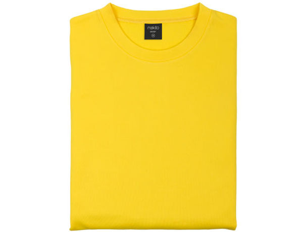 Sudadera tecnica adulto kroby 265 personalizada amarillo Sudadera tecnica adulto kroby 265 personalizada amarillo