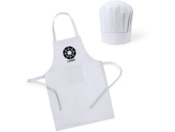 Set de cocina infantil: delantal y gorro de niño Legox