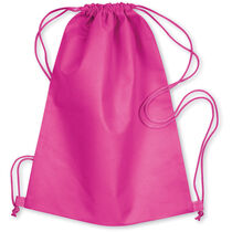 Mochila plana de nonwoven personalizada fucsia Mochila plana de nonwoven personalizada fucsia