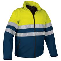 Chaqueta soft shell reflectante storm personalizada Chaqueta soft shell reflectante storm personalizada