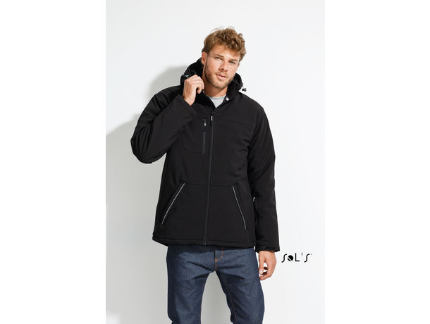 Chaqueta de soft shell acolchada gama alta rock men sols personalizada Chaqueta de soft shell acolchada gama alta rock men sols personalizada