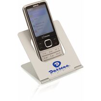 Soporte movil guard en aluminio personalizado plata Soporte movil guard en aluminio personalizado plata