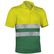Polo reflectante transpirable build 170 merchandising amarillo fluor verde estepa