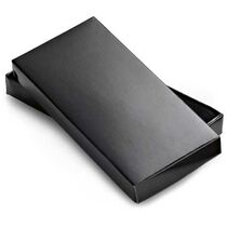 Llavero grande de polipiel y metal personalizado negro Llavero grande de polipiel y metal personalizado negro