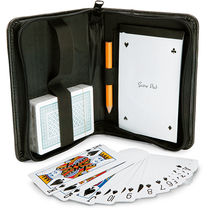 Juego de cartas con libreta personalizado negro Juego de cartas con libreta personalizado negro