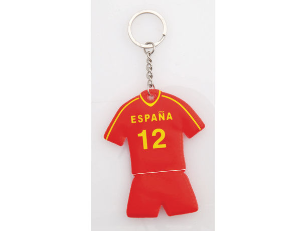 Llavero camiseta espana personalizado Llavero camiseta espana personalizado