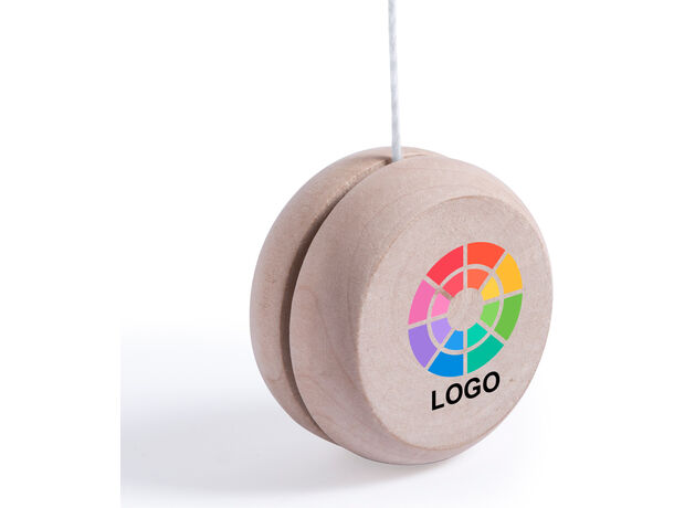 Yo-Yo de madera natural. Detalles originales y baratos para niños.