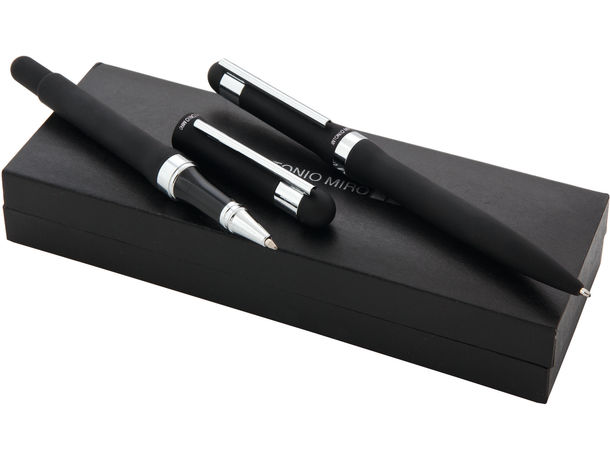 Set boligrafo y roller nilka antonio miro personalizado Set boligrafo y roller nilka antonio miro personalizado
