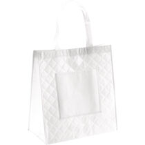 Bolsa en non woven laminado con bolsillo exterior personalizada Bolsa en non woven laminado con bolsillo exterior personalizada