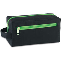 Neceser cremallera doble de color personalizado verde Neceser cremallera doble de color personalizado verde