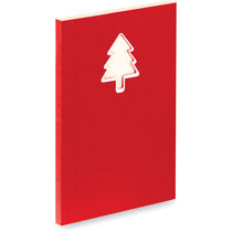 Bloc de notas carton reciclado 85 hojas personalizado rojo Bloc de notas carton reciclado 85 hojas personalizado rojo