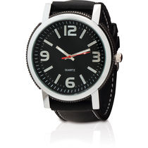 Reloj correa de silicona lenix personalizado negro Reloj correa de silicona lenix personalizado negro