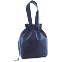 Neceser en non woven en forma de saco personalizado azul Neceser en non woven en forma de saco personalizado azul
