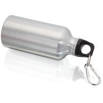 Bidon botella de aluminio 400 ml mento plata Bidon botella de aluminio 400 ml mento plata