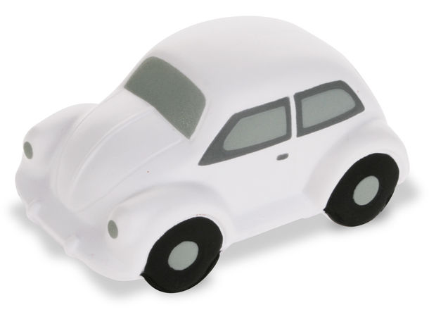 Beatle car antiestres coche escarabajo personalizado blanco