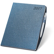 Agenda aba con boli 15 9 x 21 cm dp barata azul Agenda aba con boli 15 9 x 21 cm dp barata azul