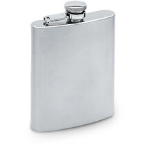 Licorera de metal personalizada plata mate Licorera de metal personalizada plata mate