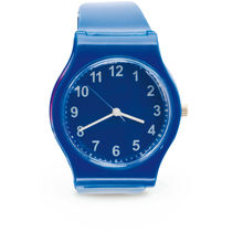 Reloj sencillo de pulsera en pvc personalizado azul Reloj sencillo de pulsera en pvc personalizado azul