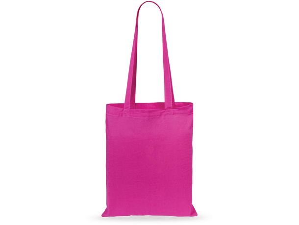 Bolsa de algodon 100 grabada fucsia Bolsa de algodon 100 grabada fucsia