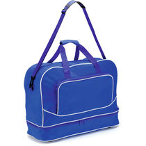 Bolsa de poliester con zapatero personalizada azul Bolsa de poliester con zapatero personalizada azul