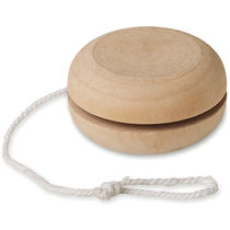Yoyo de madera pulida personalizado marron madera Yoyo de madera pulida personalizado marron madera