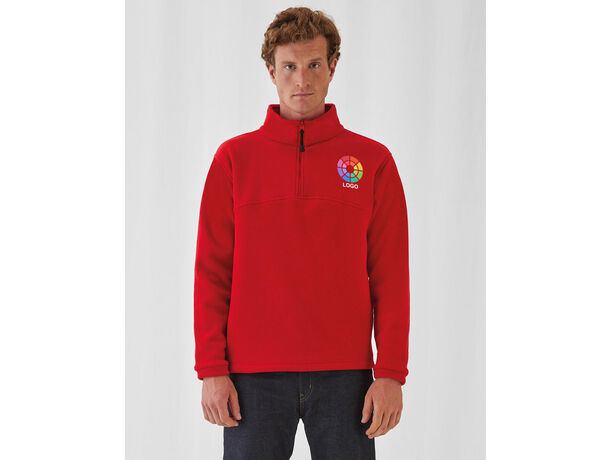 Forro polar media cremallera fleece top B&C 300