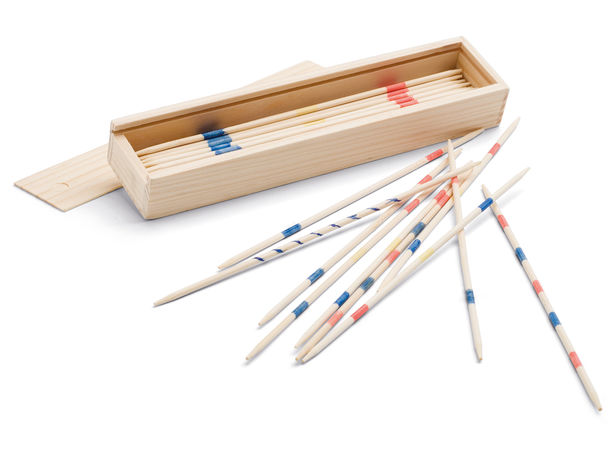 Juego mikado en caja de madera personalizado Juego mikado en caja de madera personalizado