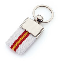 Llavero cinta espana personalizado blanco Llavero cinta espana personalizado blanco
